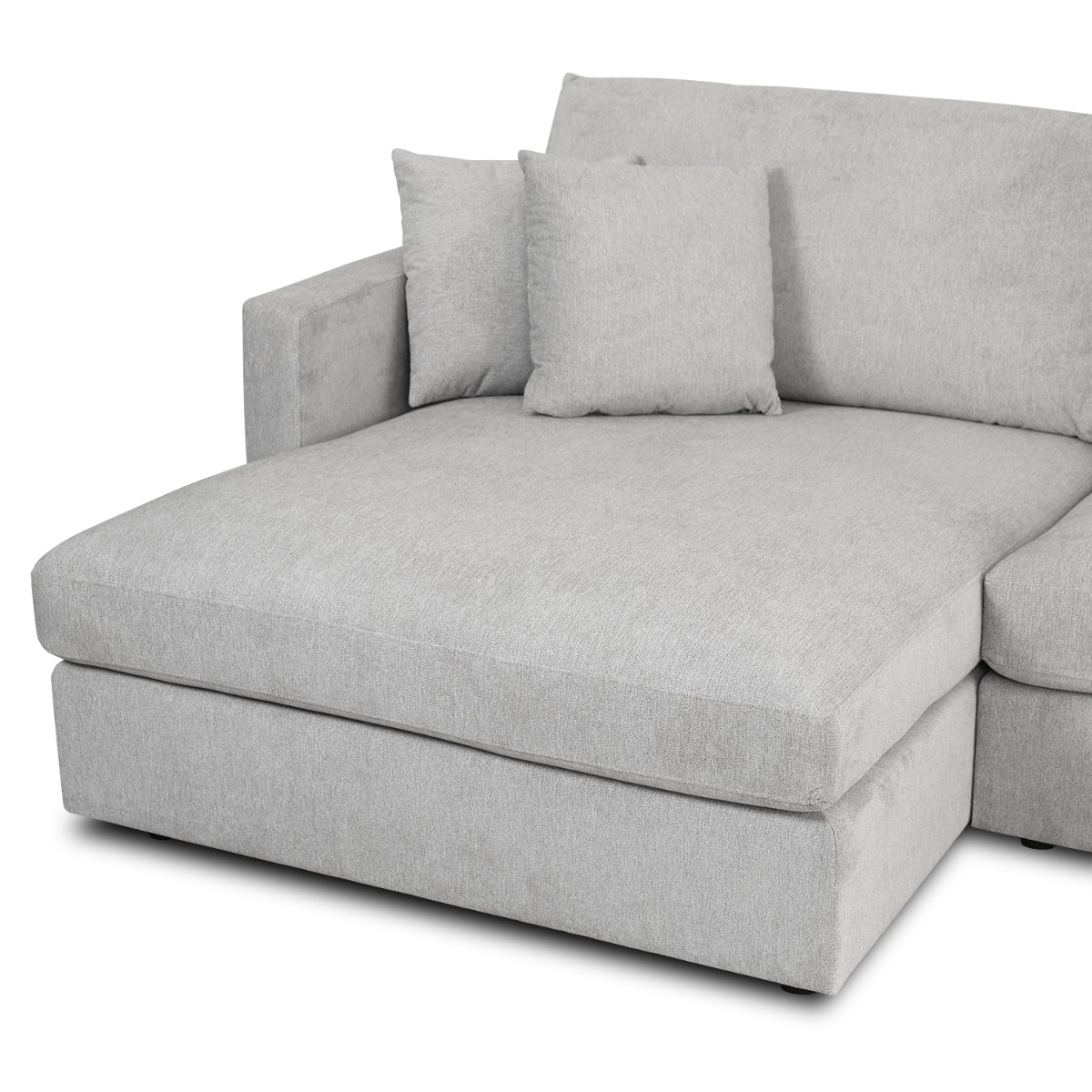 Franca Sand Grey Right Sectional Sofa