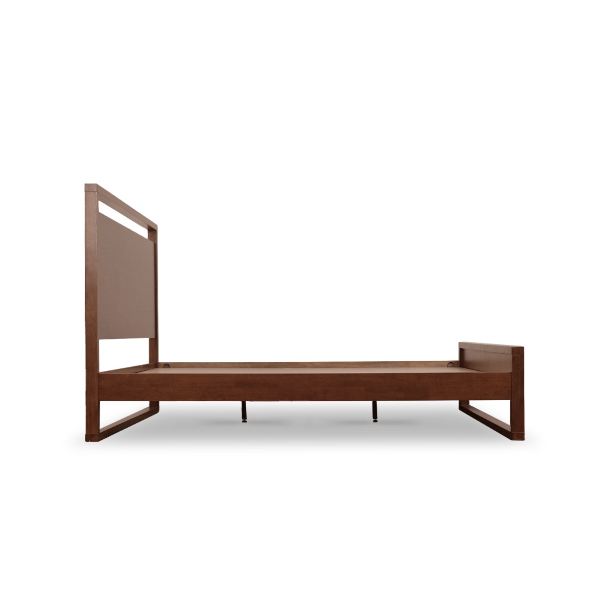 Fred Walnut Mid Century King Bed