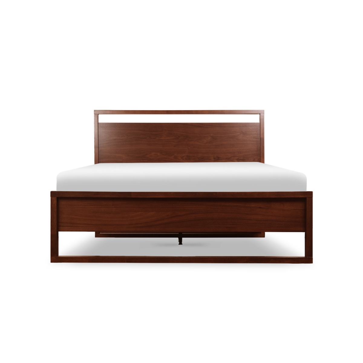 Fred Walnut Mid Century King Bed