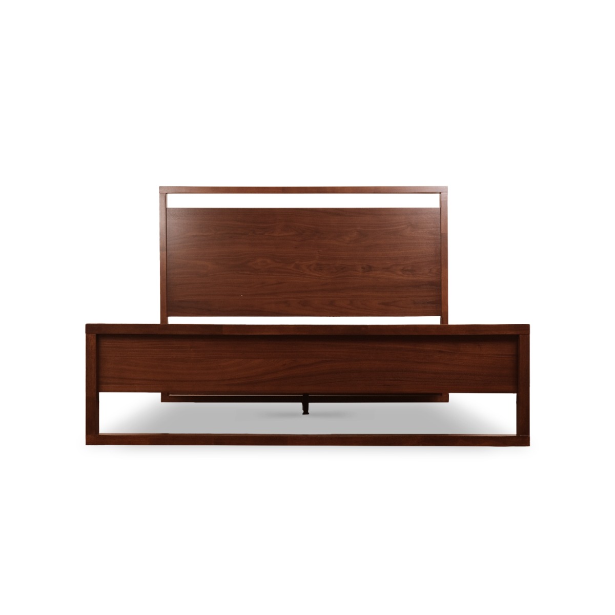 Fred Walnut Mid Century King Bed