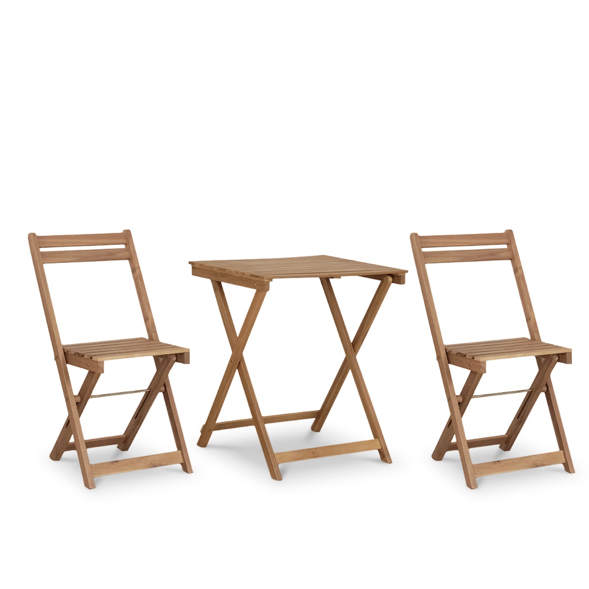 Freesia Outdoor 1+2 Dining Set - Square Table