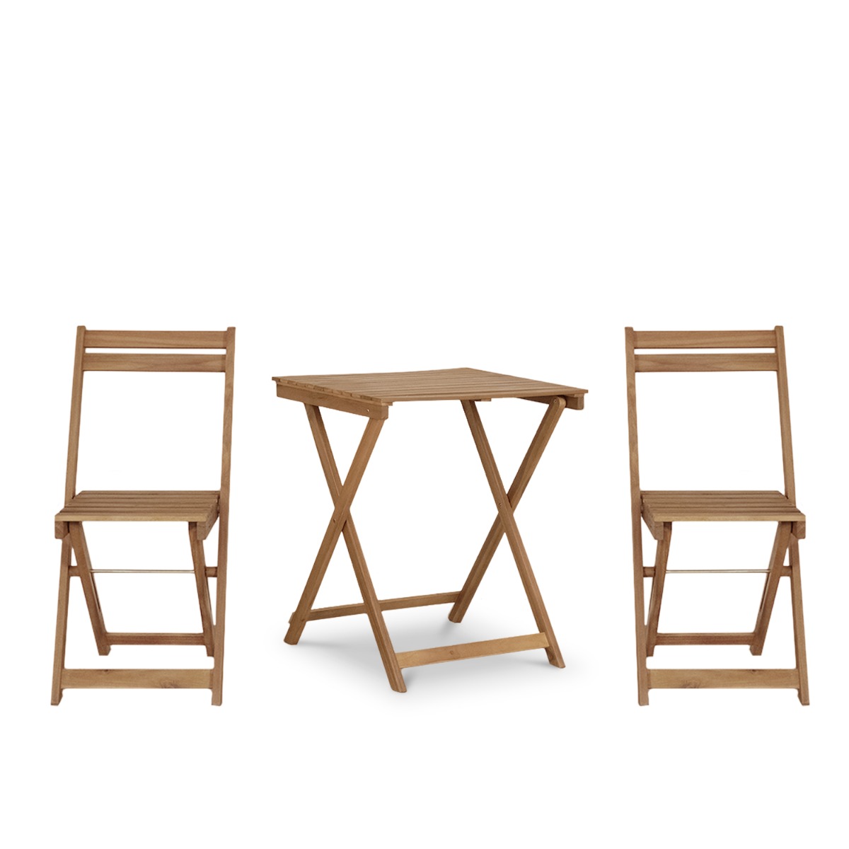Freesia Outdoor 1+2 Dining Set - Square Table