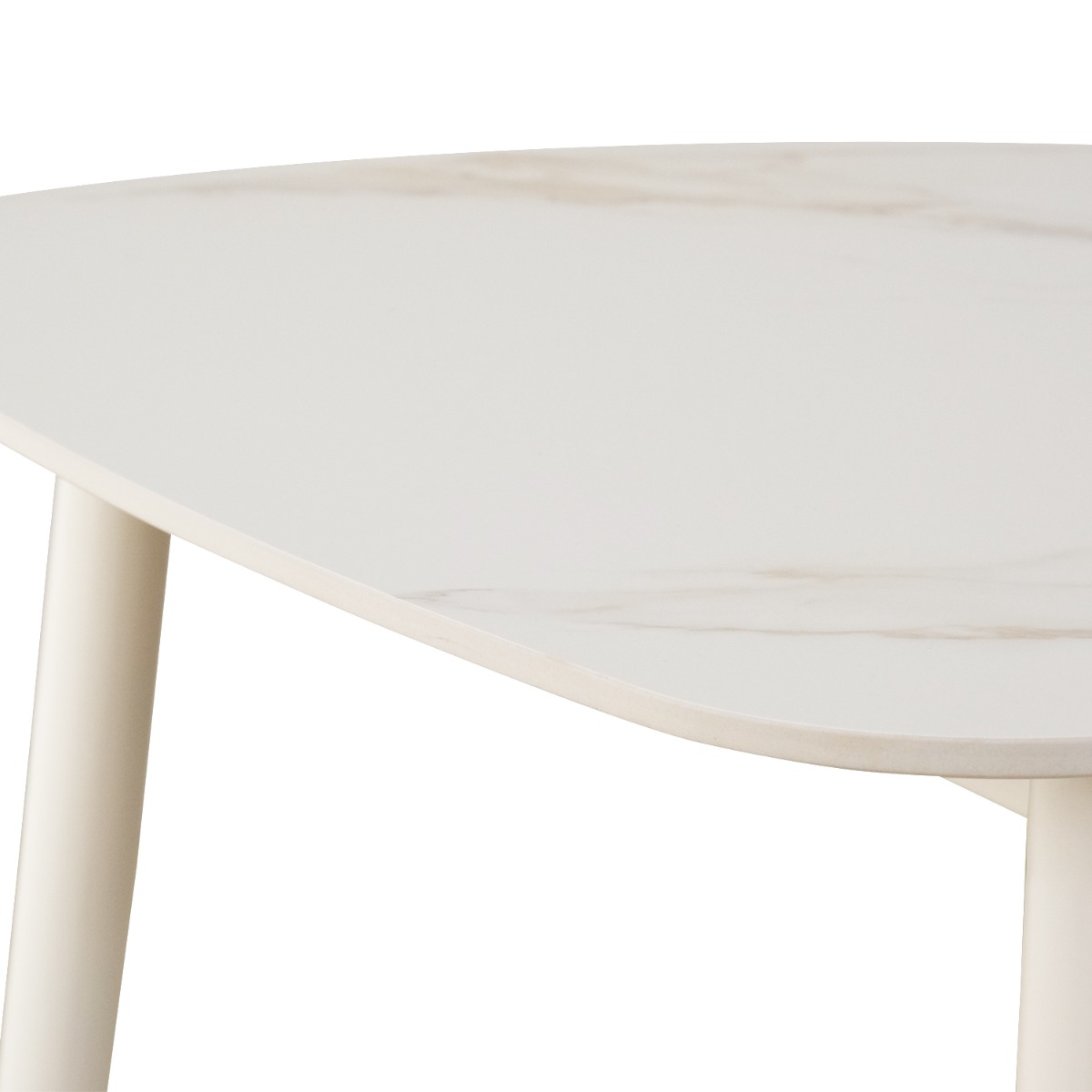 Freya White Dining Table 160cm