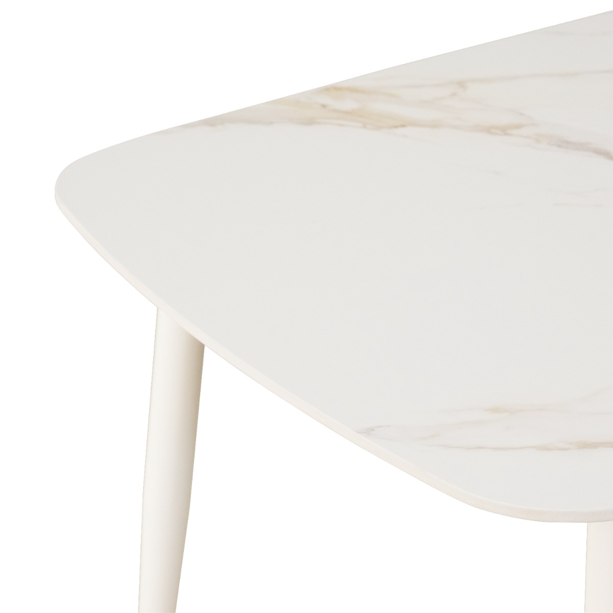 Freya White Dining Table 160cm