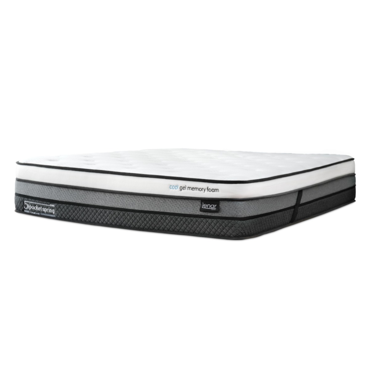 Lenar Frio Cool Gel Memory Foam Queen Mattress