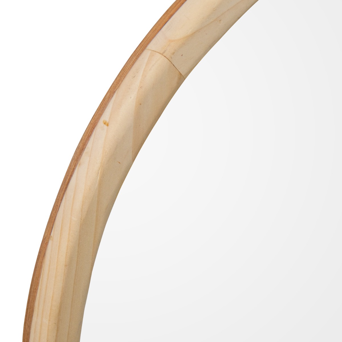 Gaby Round Rattan Mirror