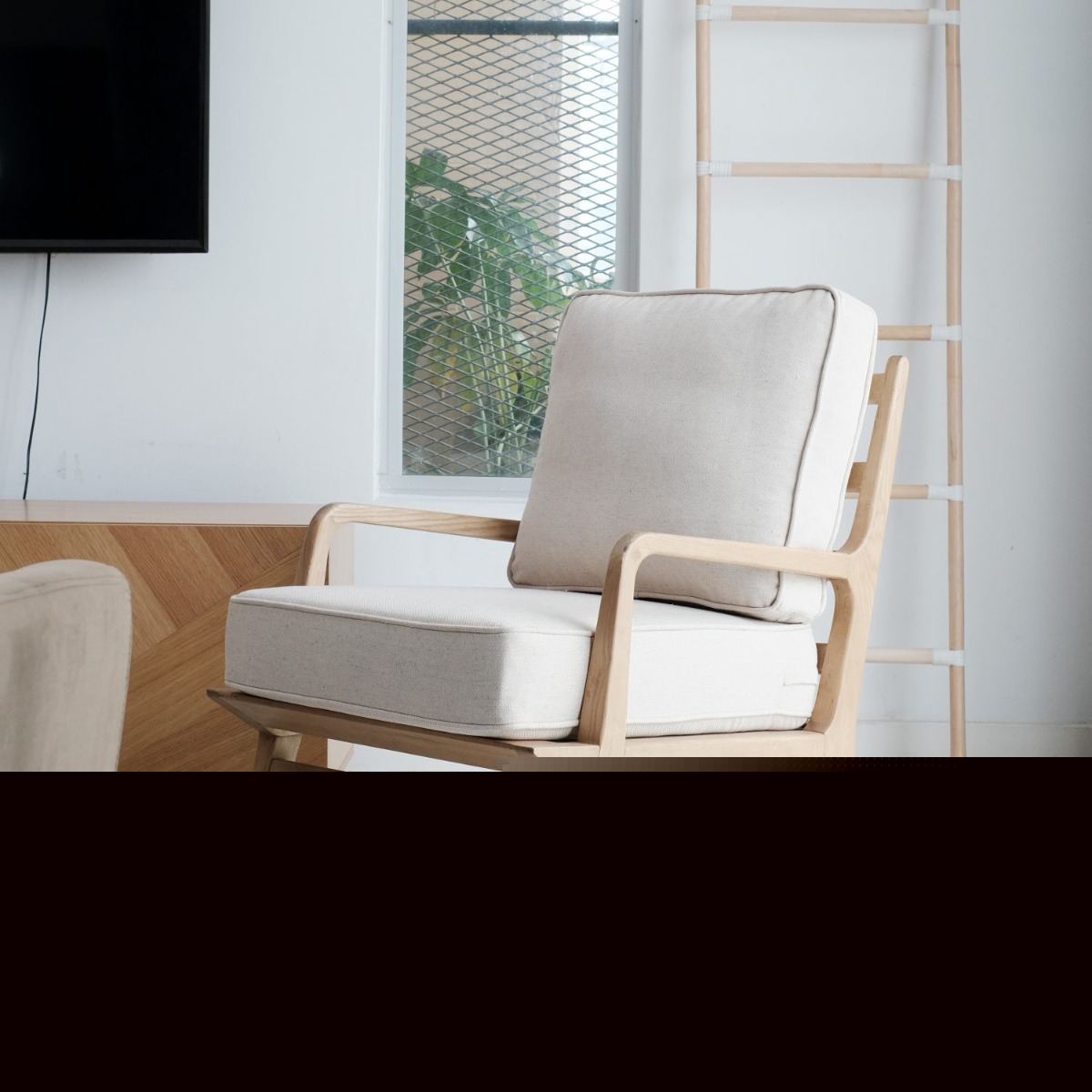 Hamilton Washed Oak Lounge Chair