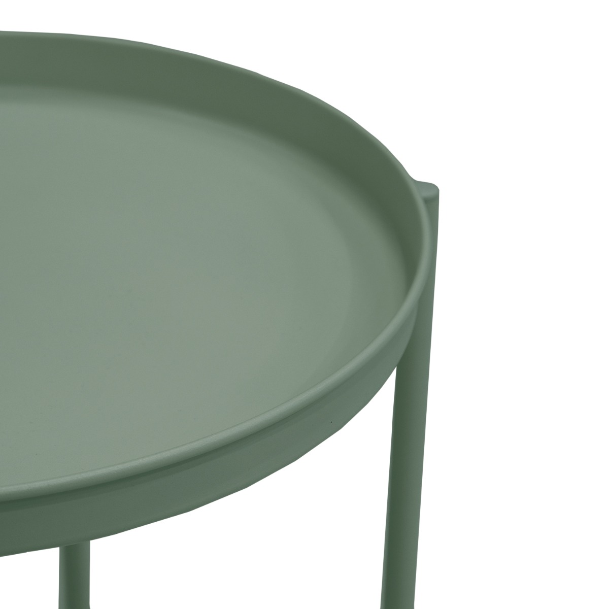 Hani Matt Olive Tray Side Table