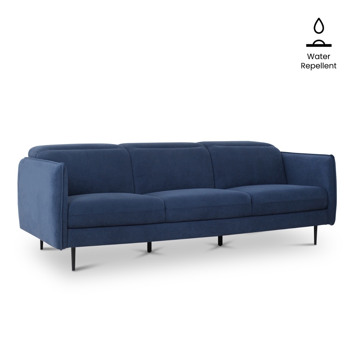 Harper Midnight Blue 3 Seater Sofa (Markdown)