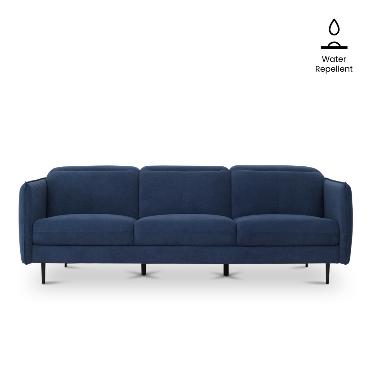 Harper Midnight Blue 3 Seater Sofa (Markdown)