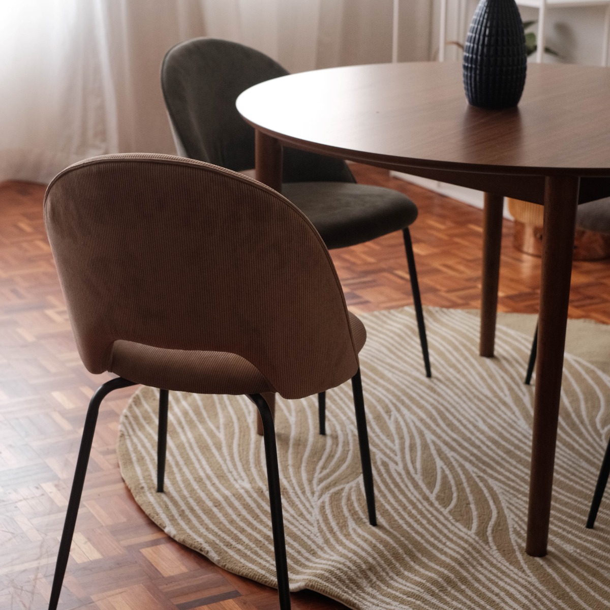 Hilda Saddle Brown Dining Chair