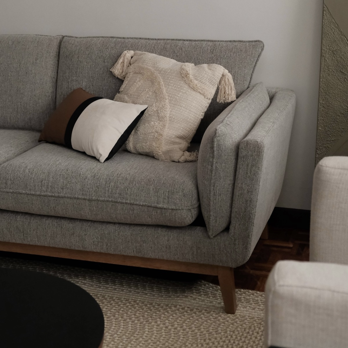 Bryant Light Grey Right Sectional Sofa