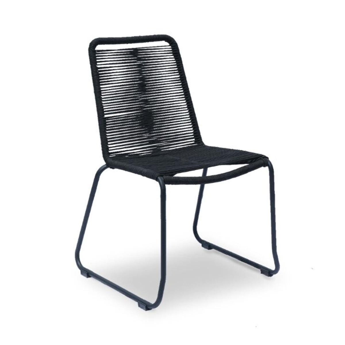 Iris Outdoor/Indoor Dining Chair Ebony