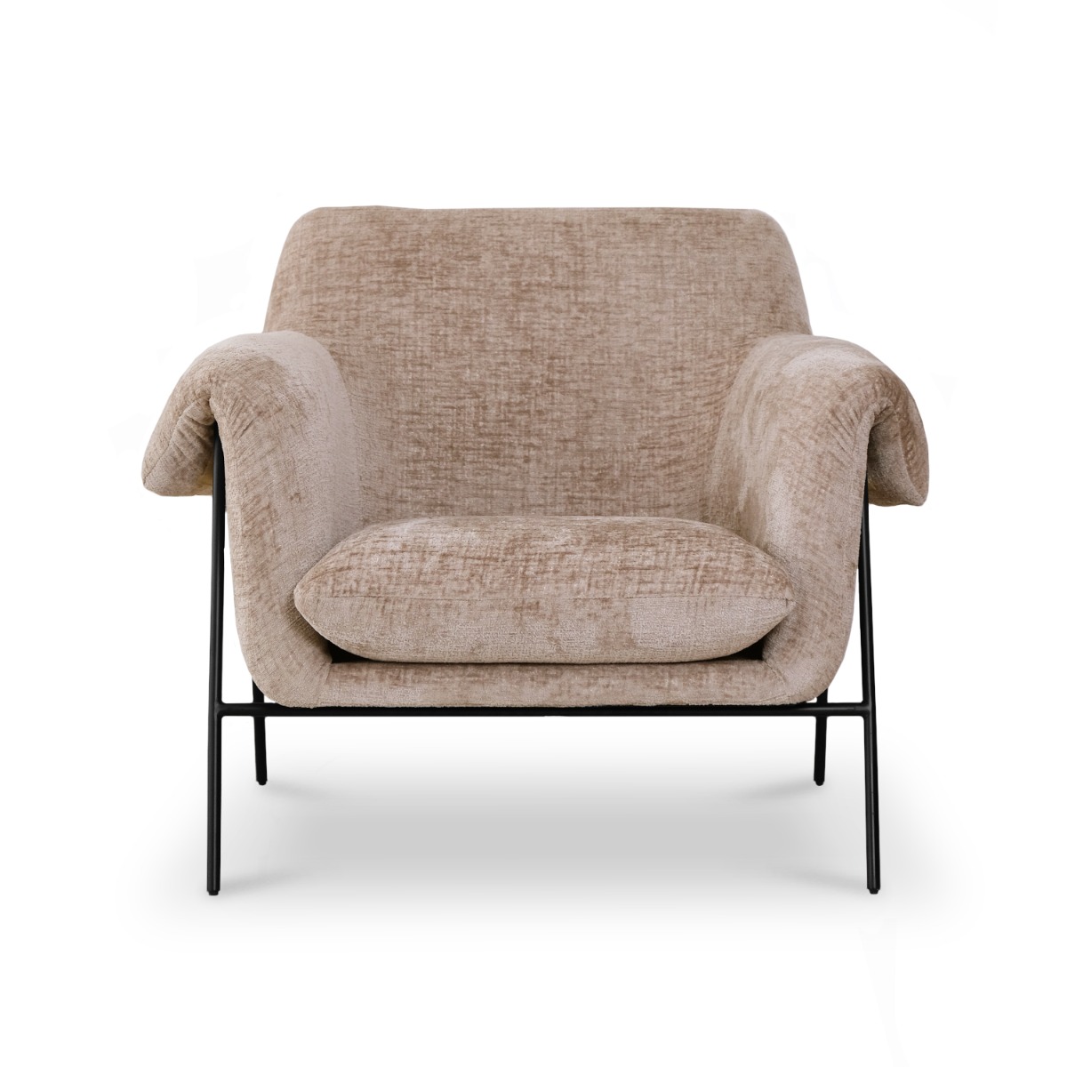 Ivan Sand Beige Lounge Chair