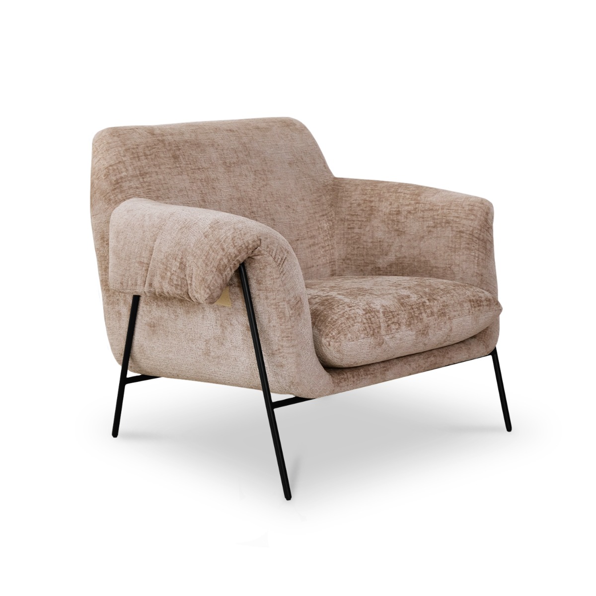 Ivan Sand Beige Lounge Chair