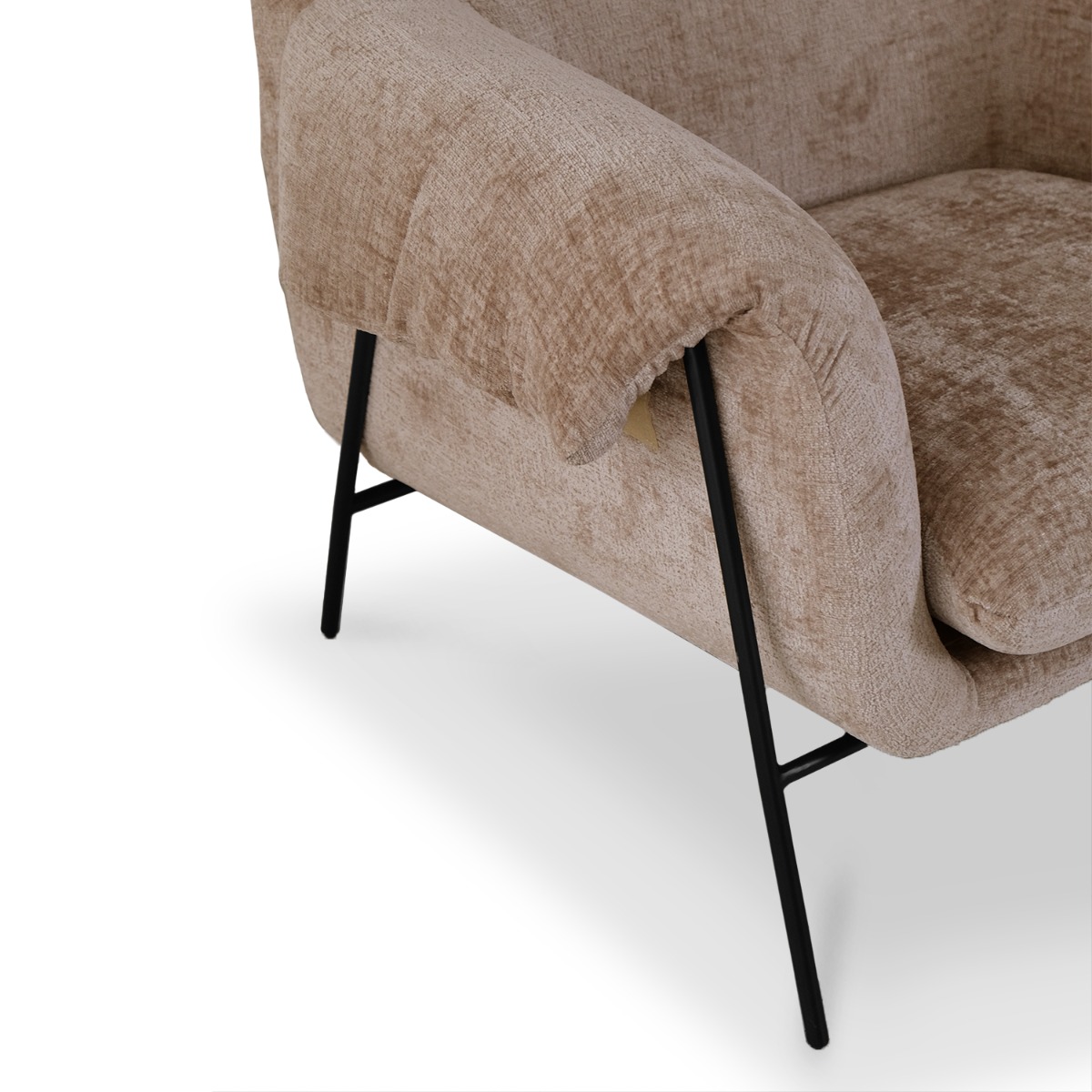 Ivan Sand Beige Lounge Chair
