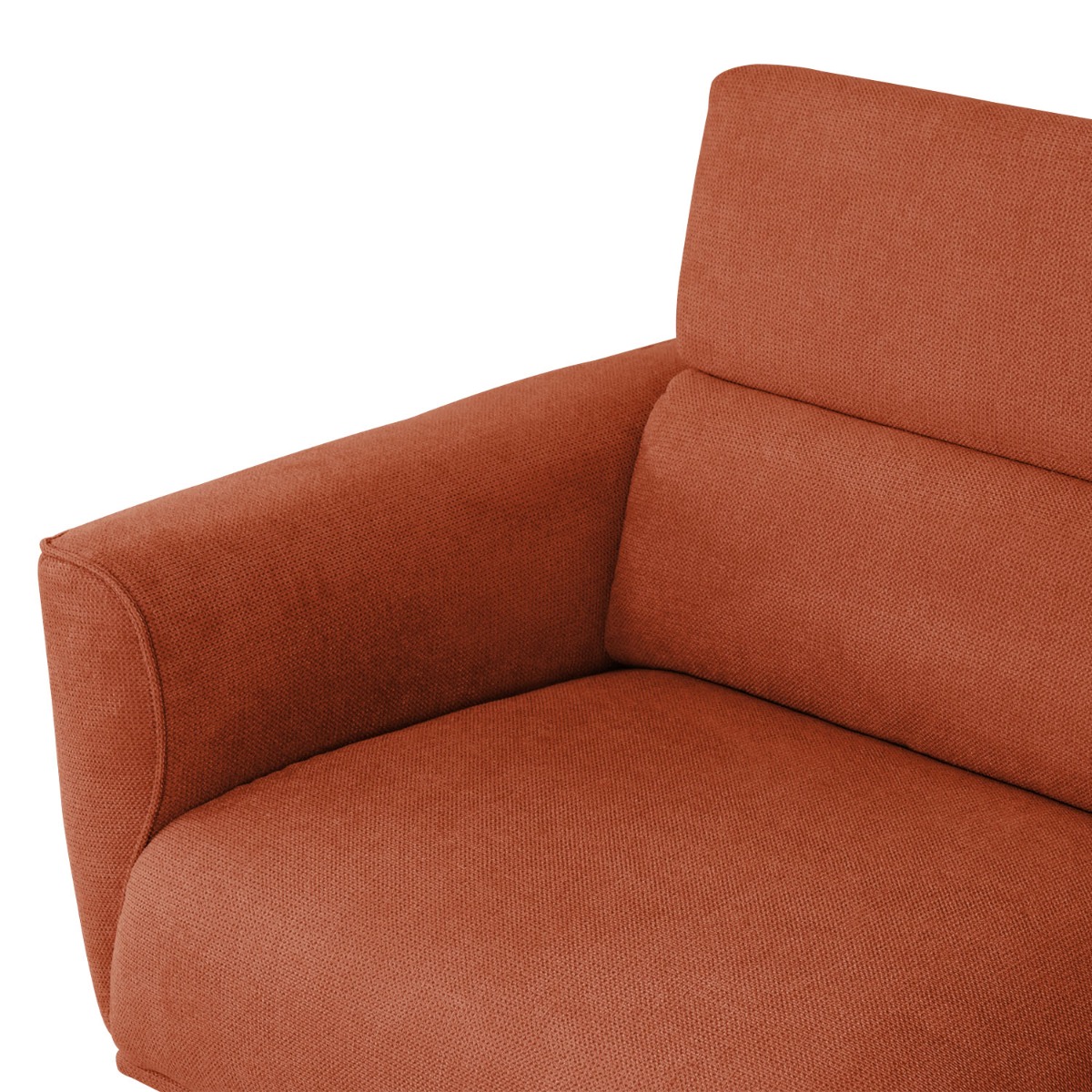 Jake Brick Red 3 Seater Sofa