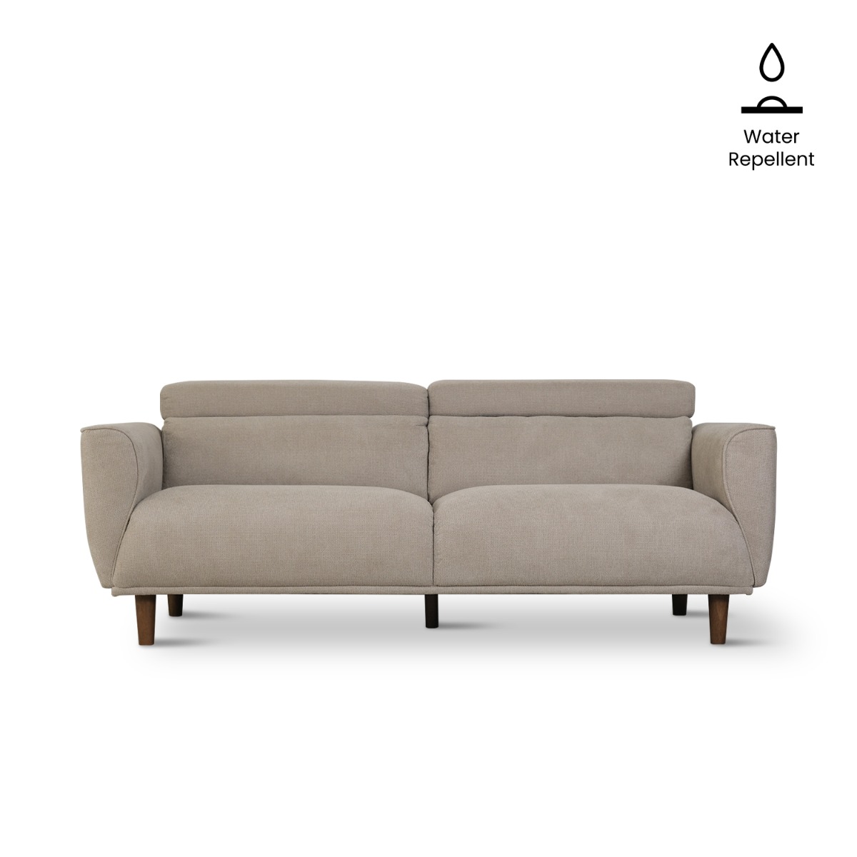 Jake Light Beige 3 Seater Sofa