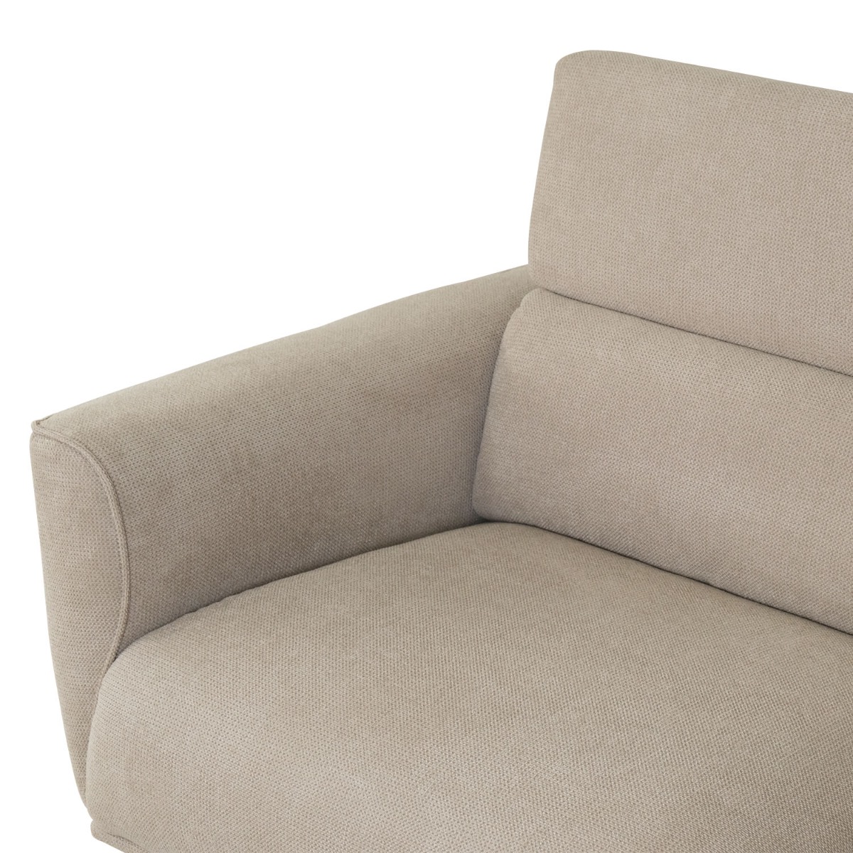 Jake Light Beige 3 Seater Sofa
