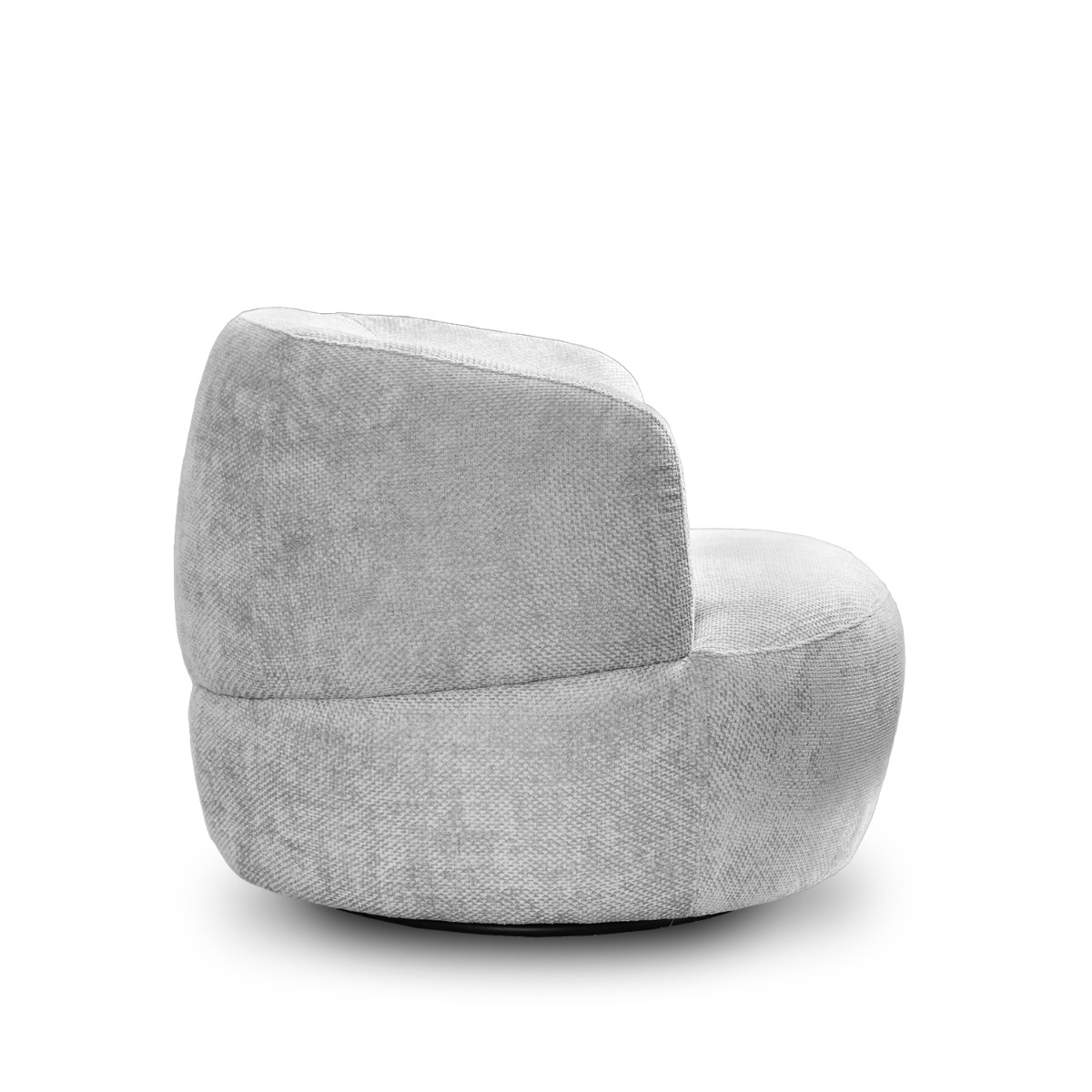 Jakob Light Grey Swivel Lounge Chair