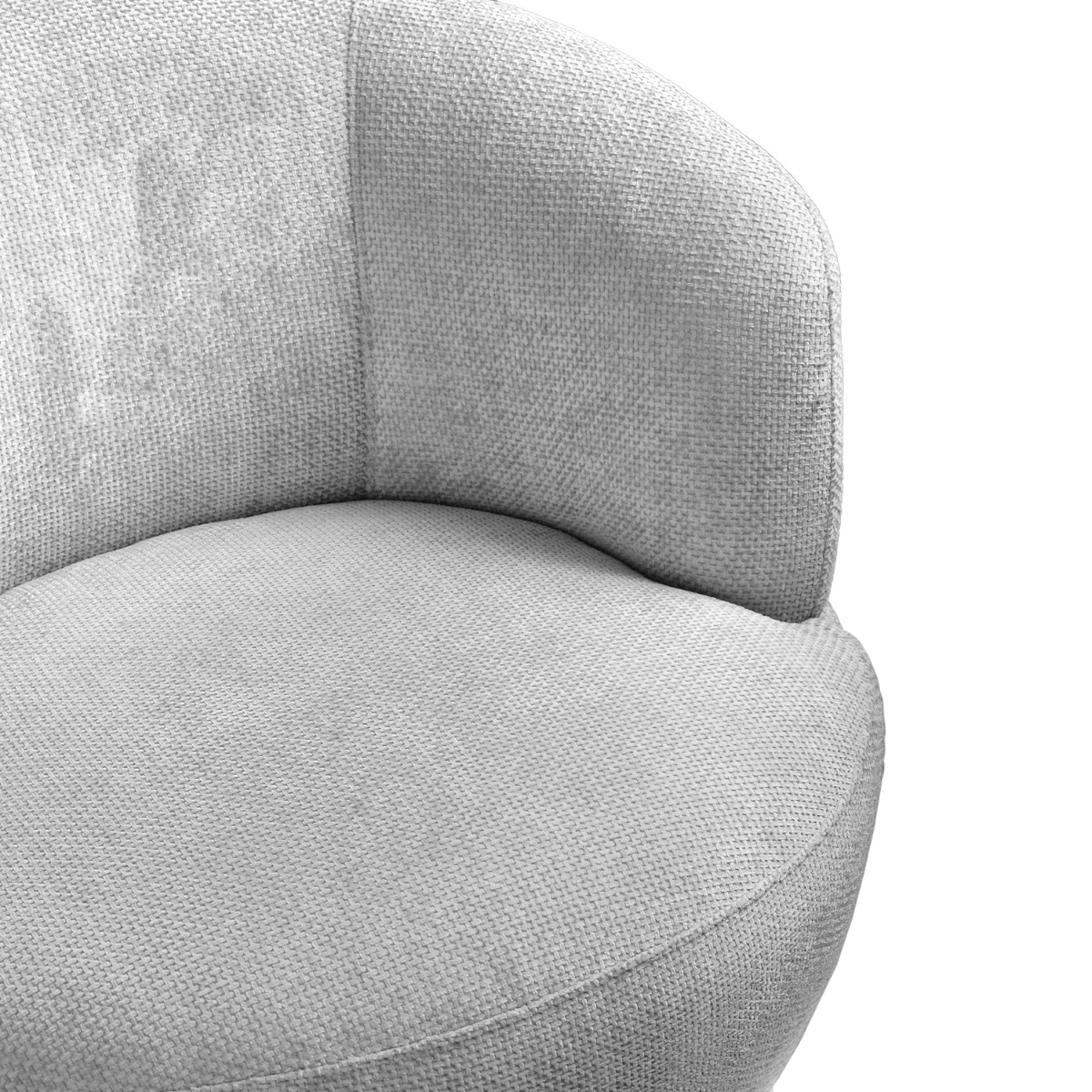 Jakob Light Grey Swivel Lounge Chair