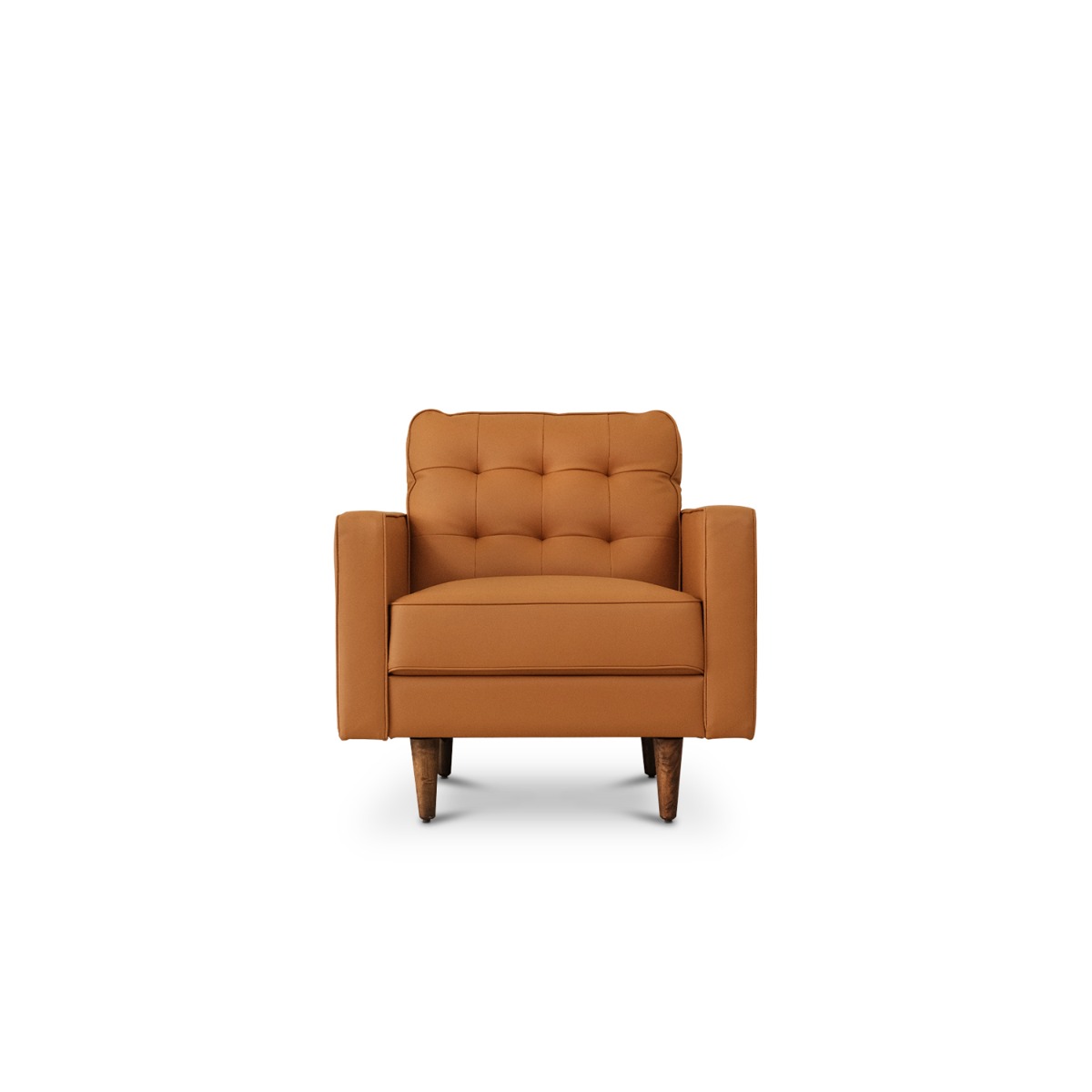 Jane Persimmon Mid-Century 1 Seater Sofa