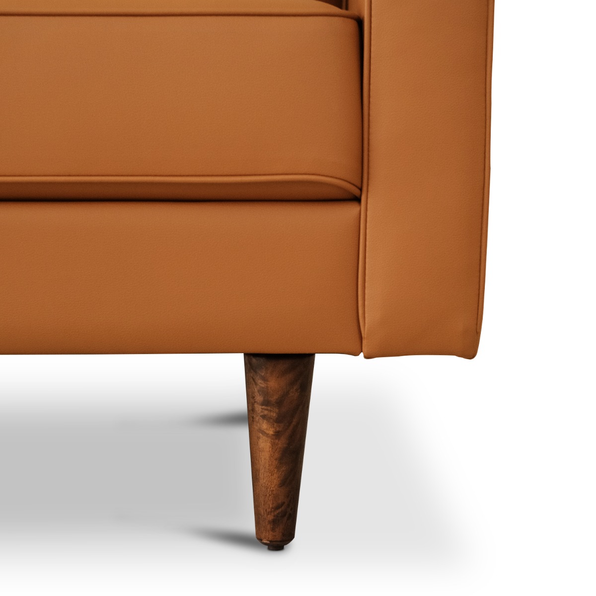 Jane Persimmon Mid-Century 1 Seater Sofa