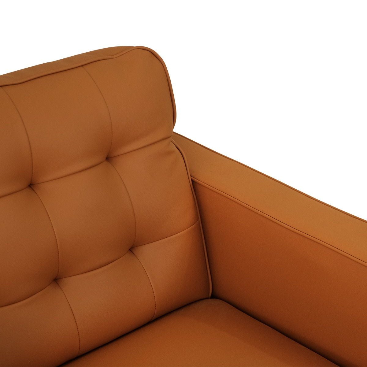 Jane Persimmon Mid-Century 1 Seater Sofa