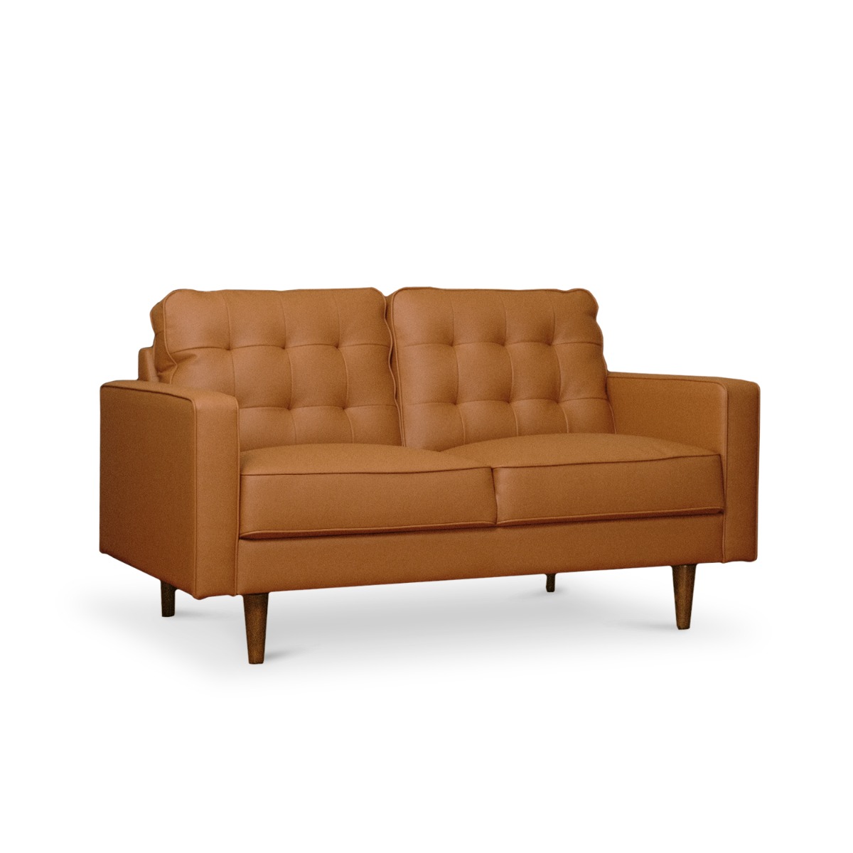 Jane Persimmon Mid-Century 2 Seater Sofa