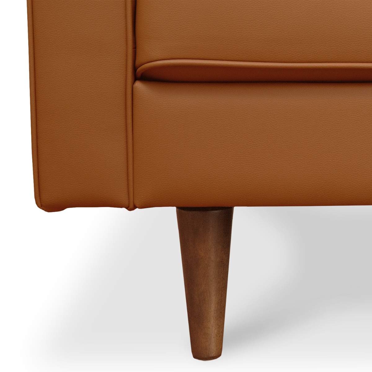 Jane Persimmon Mid-Century 2 Seater Sofa