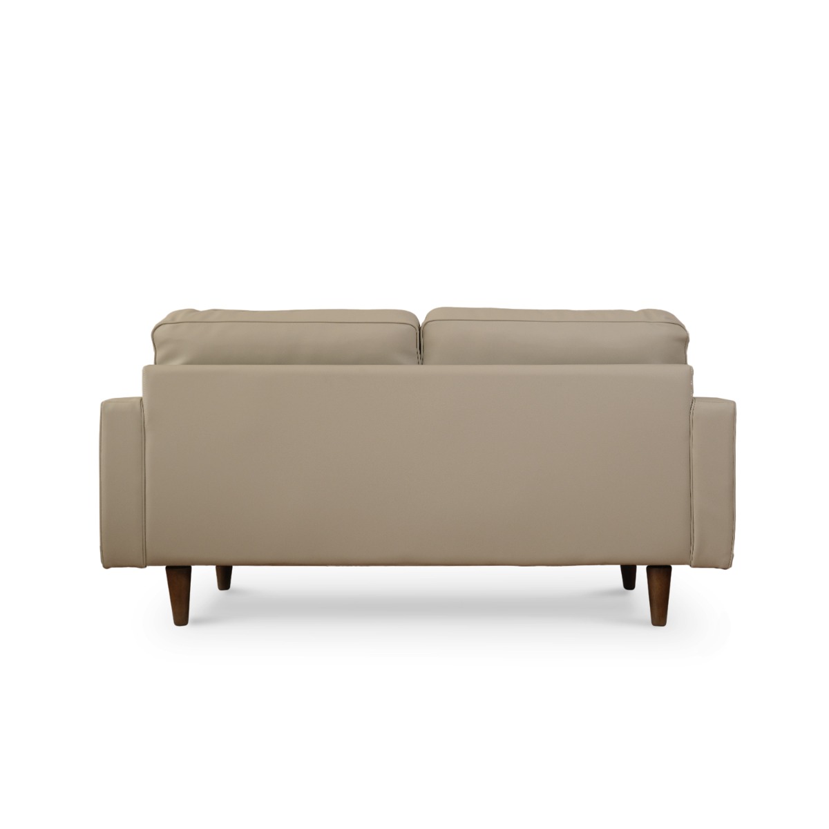Jane Taupe Mid-Century 2 Seater Sofa