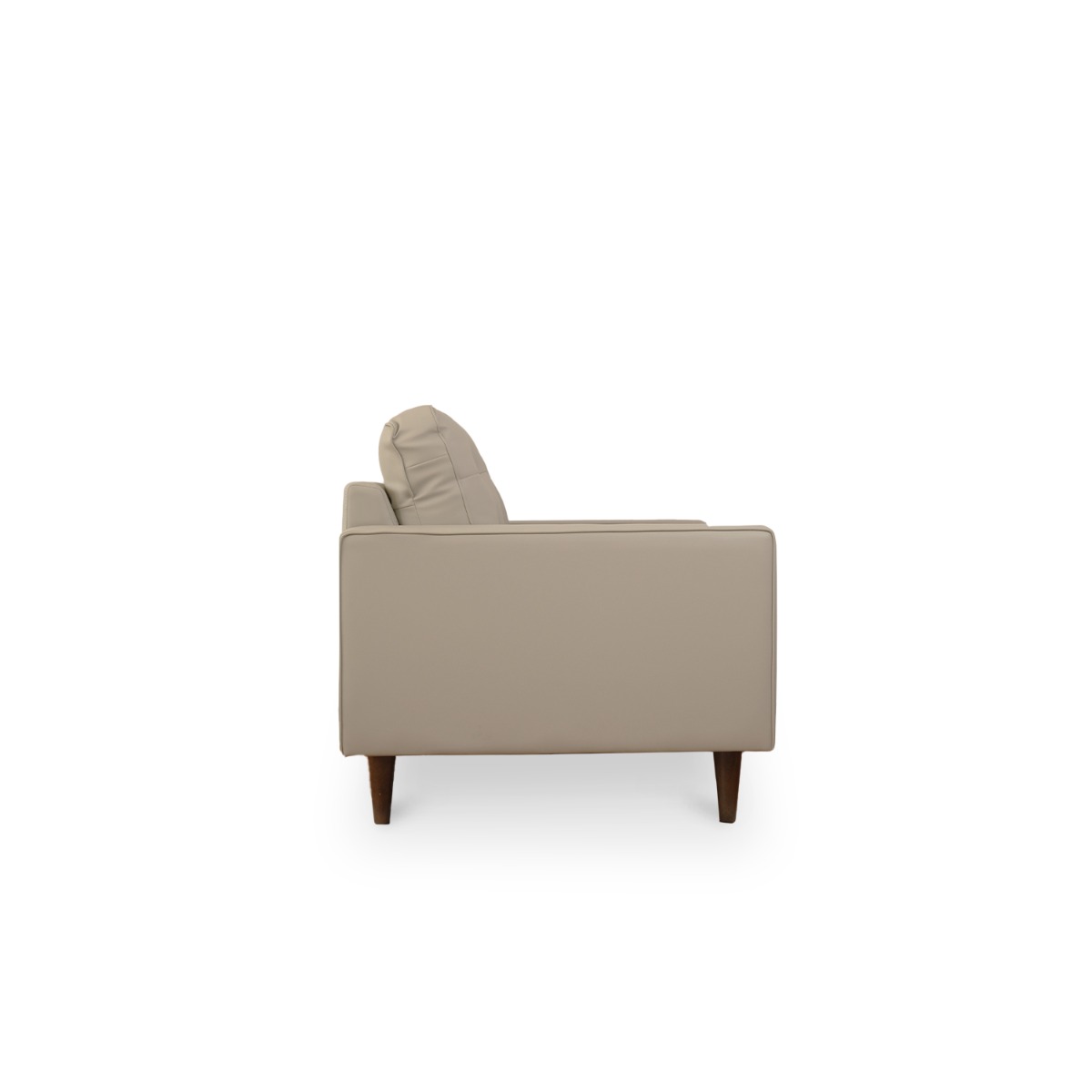 Jane Taupe Mid-Century 2 Seater Sofa