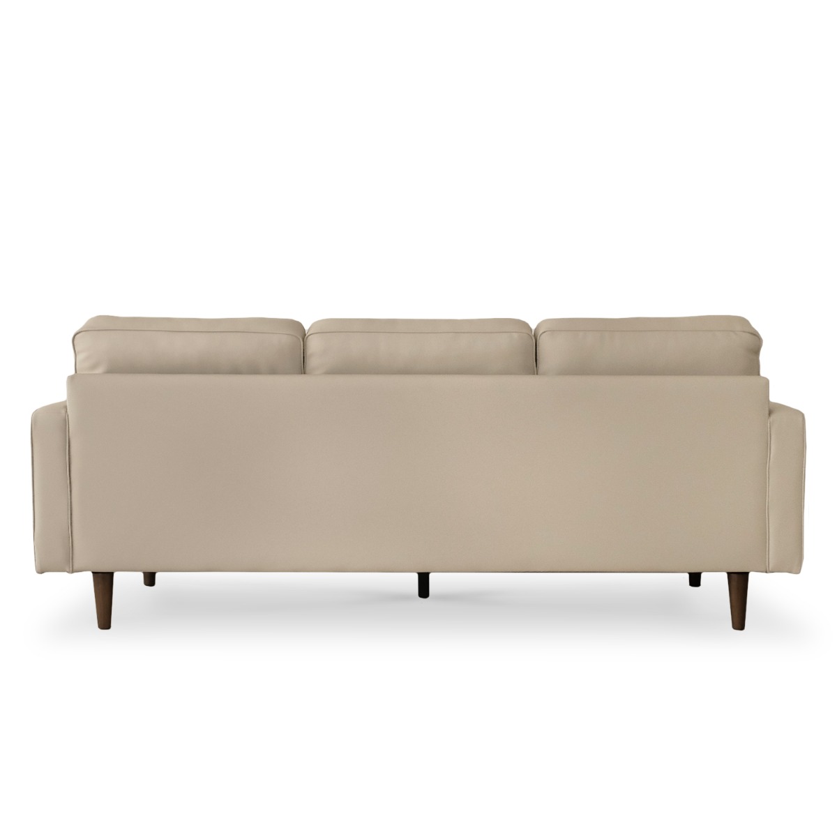 Jane Taupe Mid-Century 3 Seater Sofa