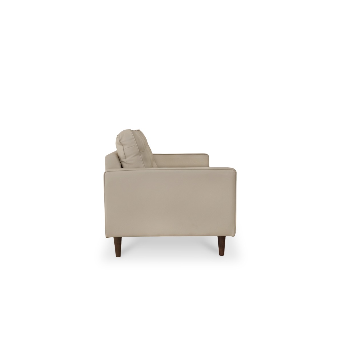 Jane Taupe Mid-Century 3 Seater Sofa