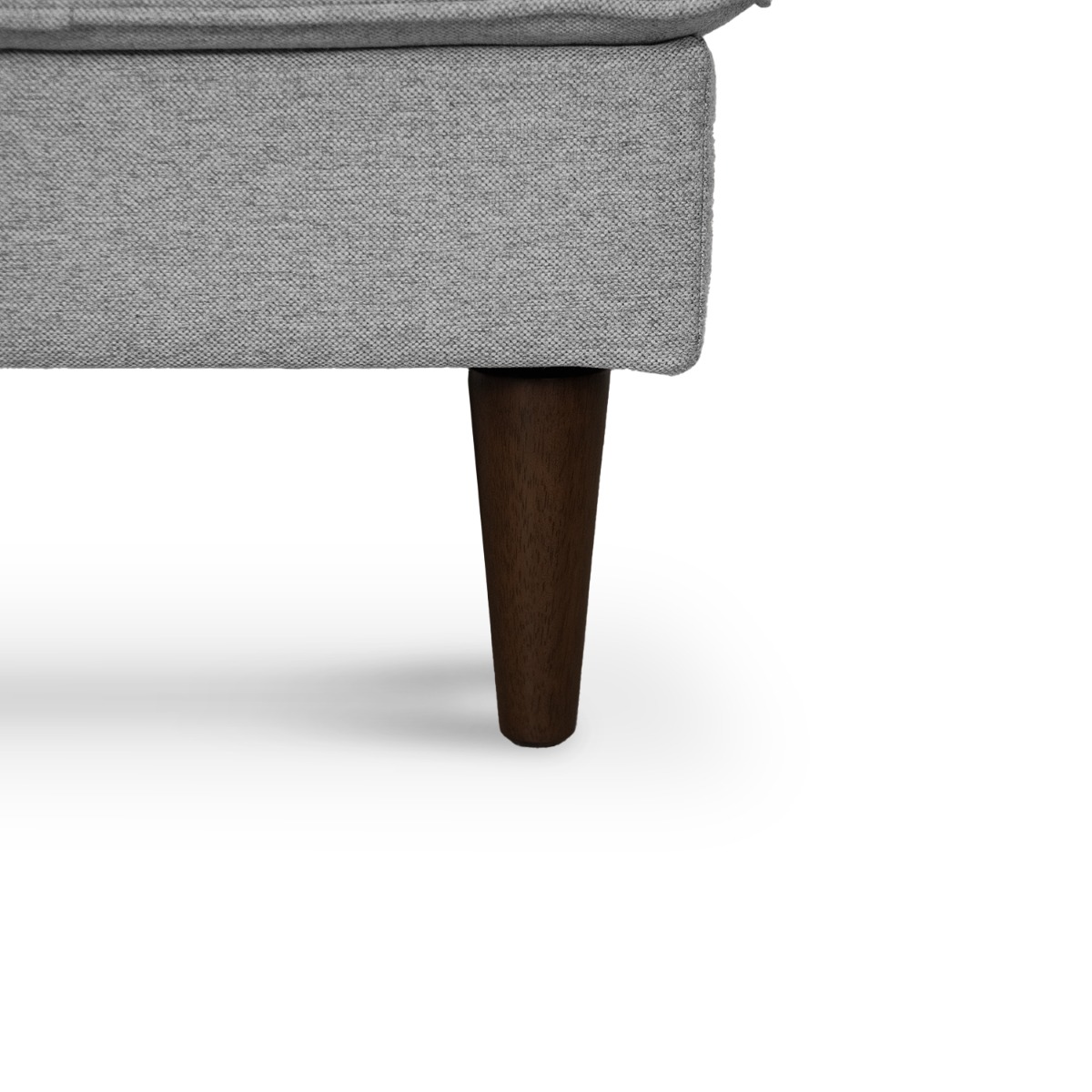 Jane Light Grey Ottoman
