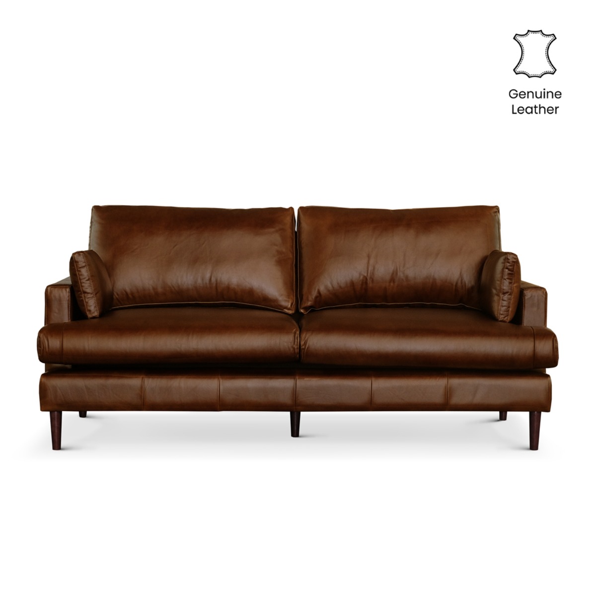 Jarred Vintage Leather 3 Seater Sofa
