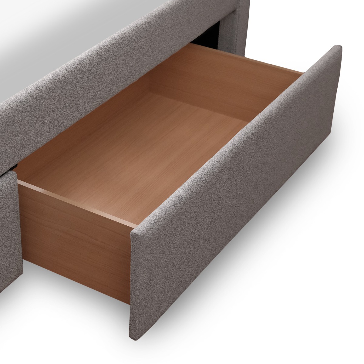 Jedda Mist Grey Single Daybed with 2 Drawers