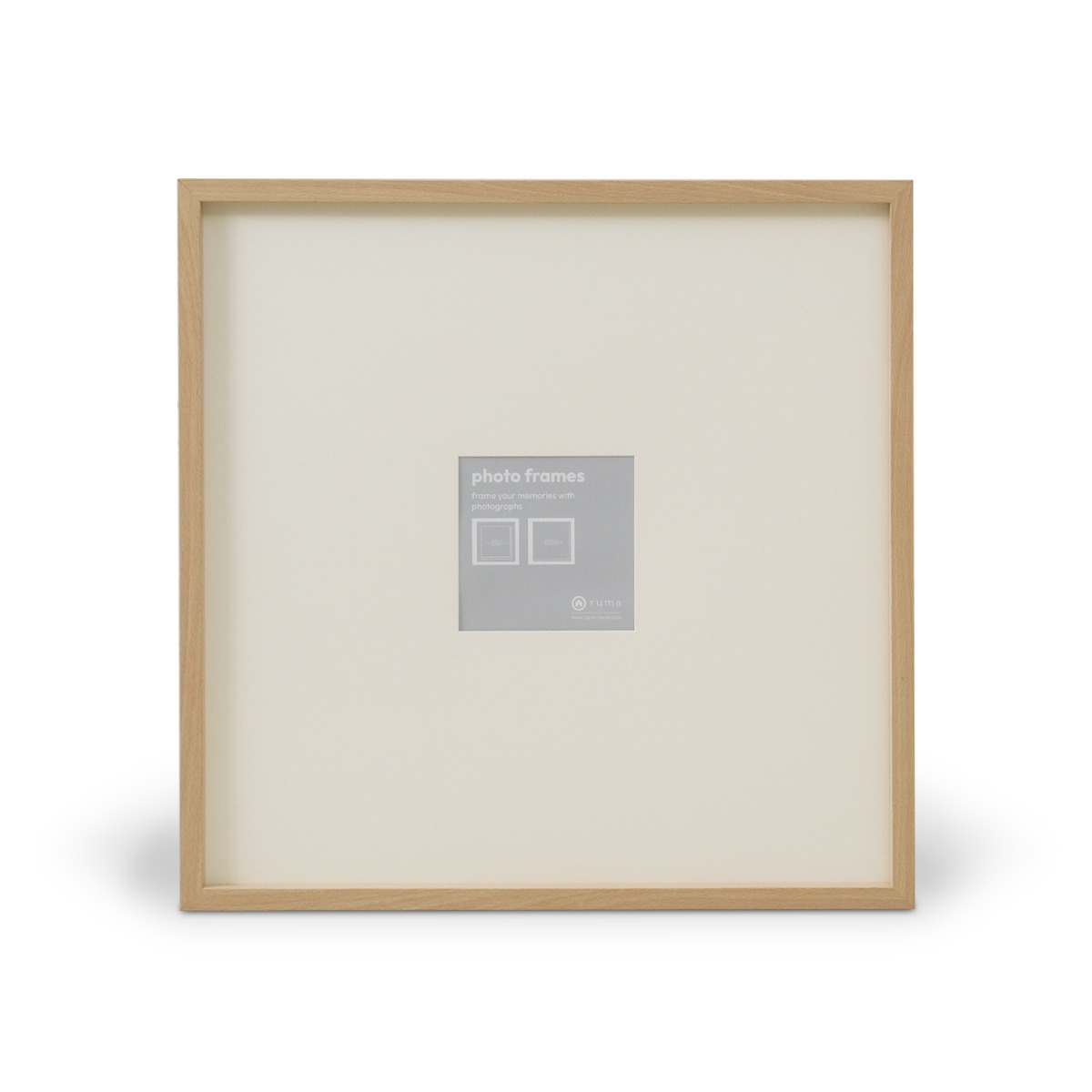 Joel Natural Photo Frame 60x60cm / Window 15x15cm