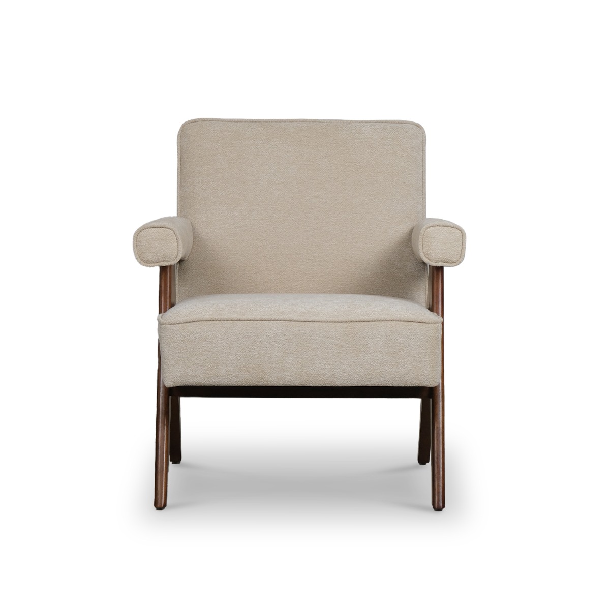 Joelle Light Beige Lounge Chair
