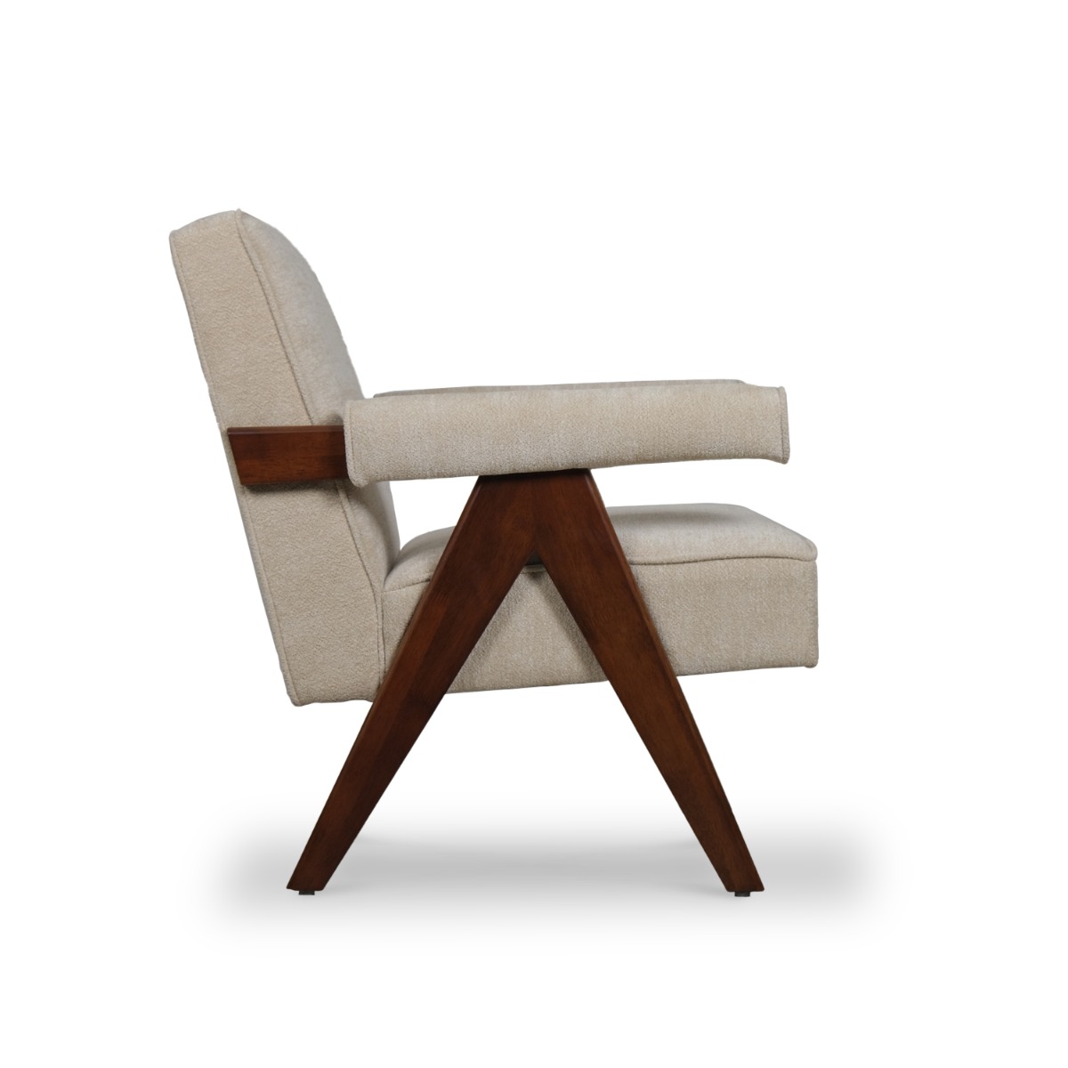 Joelle Light Beige Lounge Chair