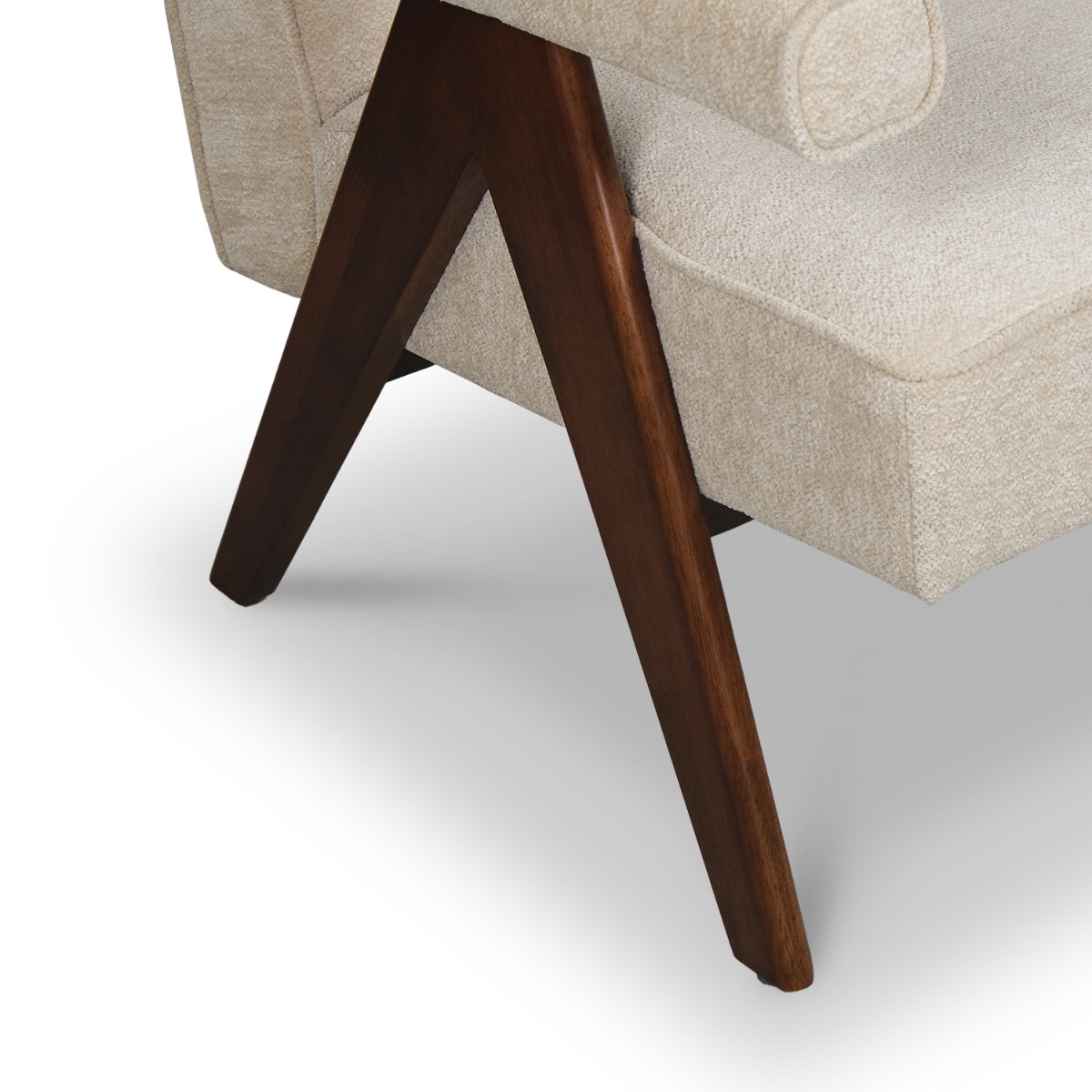 Joelle Light Beige Lounge Chair