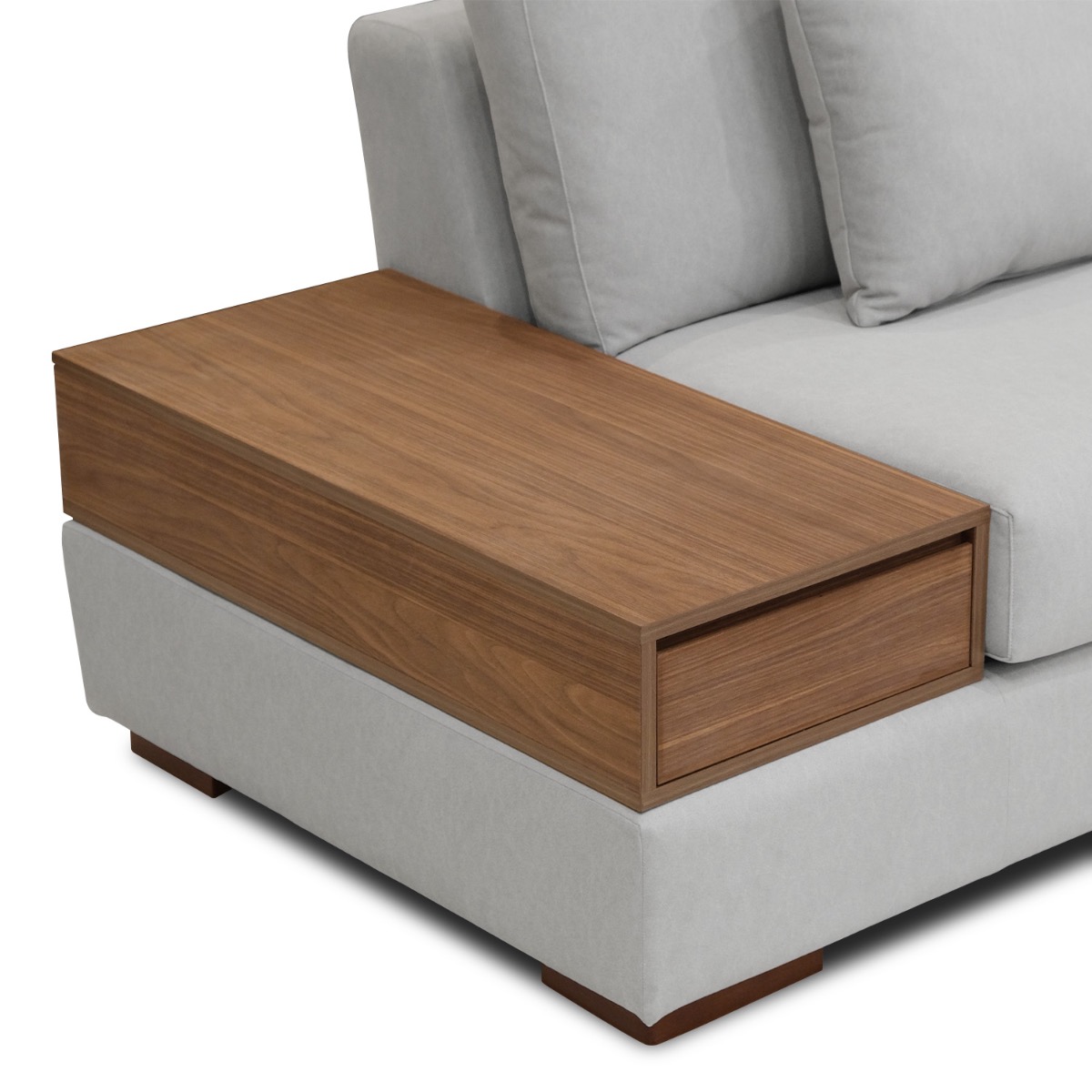 Joen Left Sectional Sofa with Right Side Table