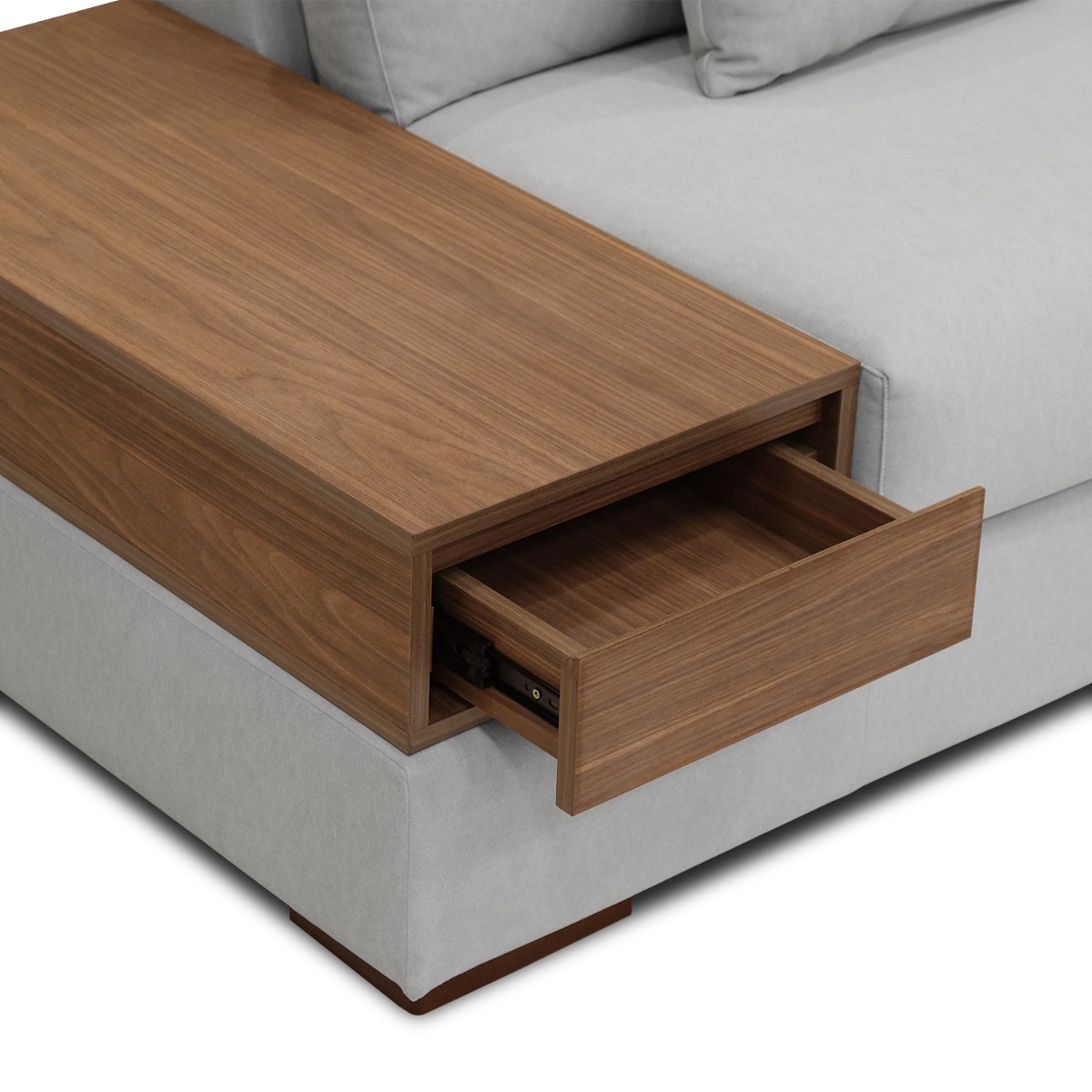 Joen Left Sectional Sofa with Right Side Table