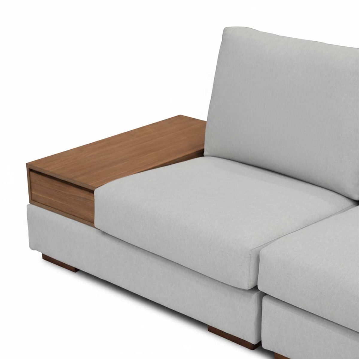 Joen Left Sectional Sofa with Right Side Table