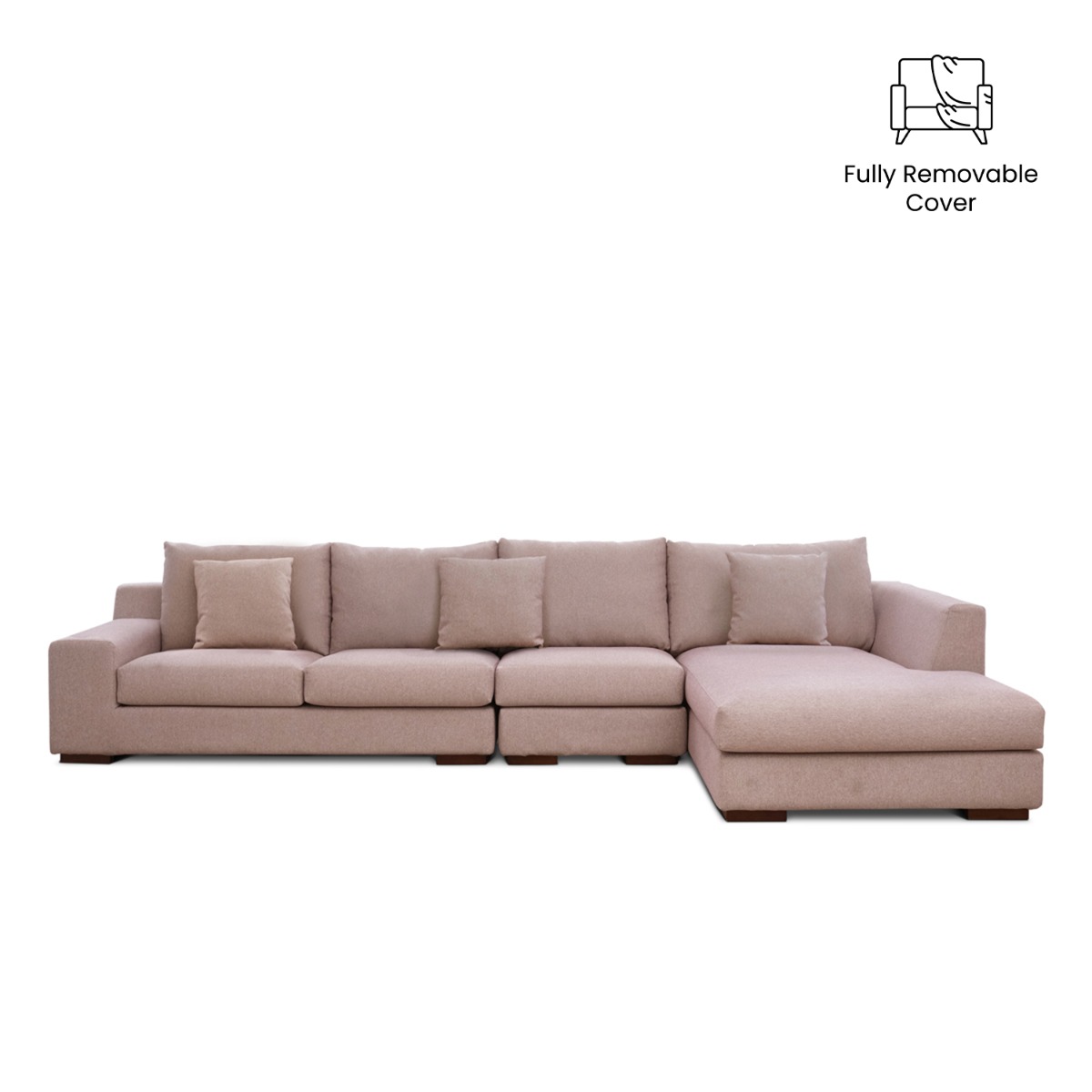 Joen Left Sectional Wide Sofa