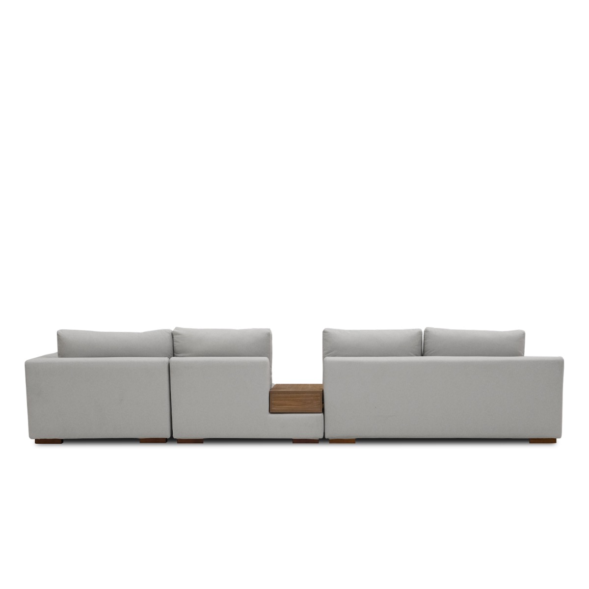 Joen Left Sectional Wide Sofa with Right Side Table