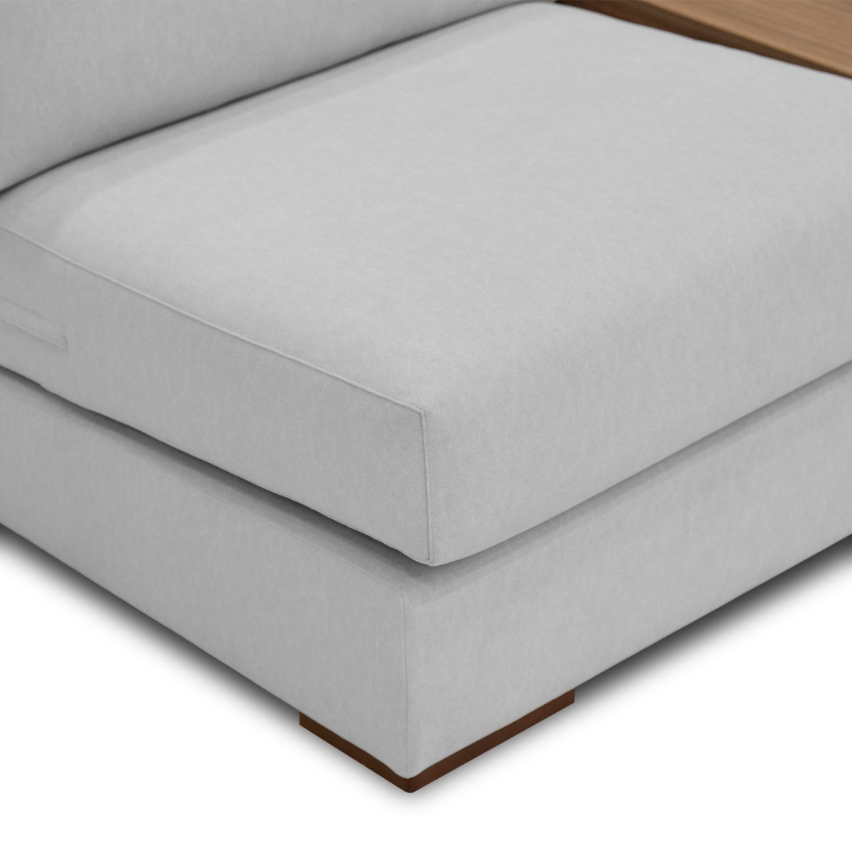 Joen Modular Armless Sofa with Left Side Table