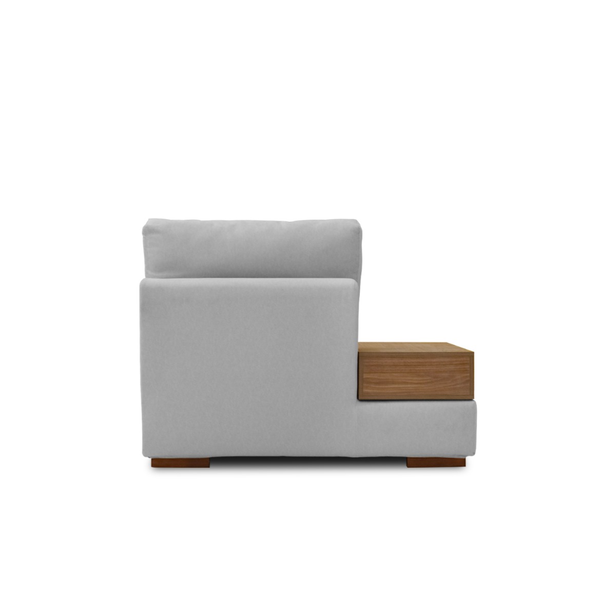 Joen Modular Armless Sofa with Right Side Table