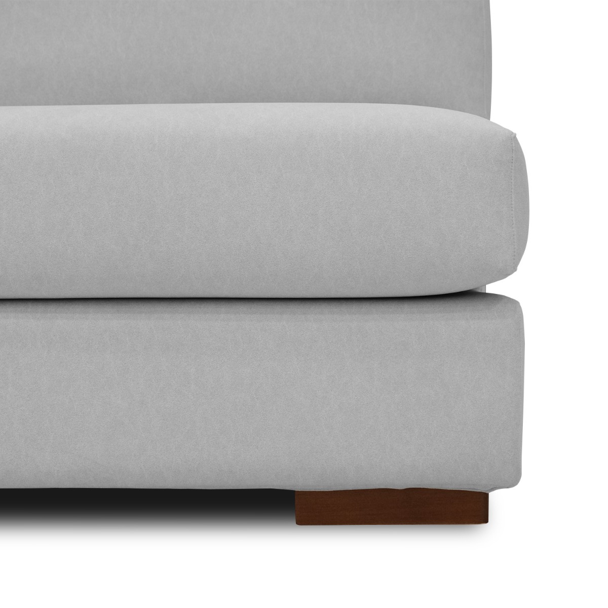 Joen Modular Armless Sofa with Right Side Table
