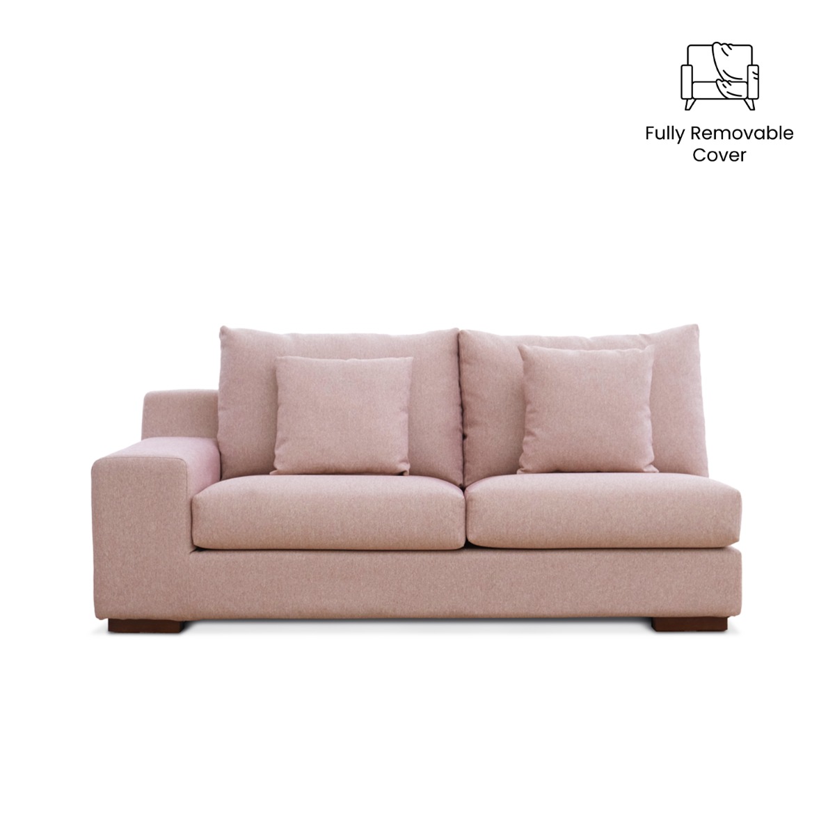 Joen Modular Left-Armless Wide Sofa